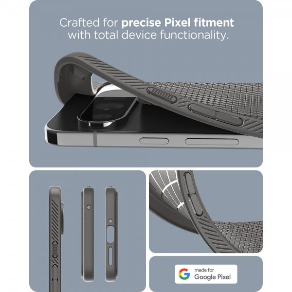 Spigen Google Pixel 9 Pro XL Skal Liquid Air Marble Gray
