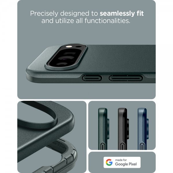 Spigen Google Pixel 9 Pro XL Skal Thin Fit Abyss Green