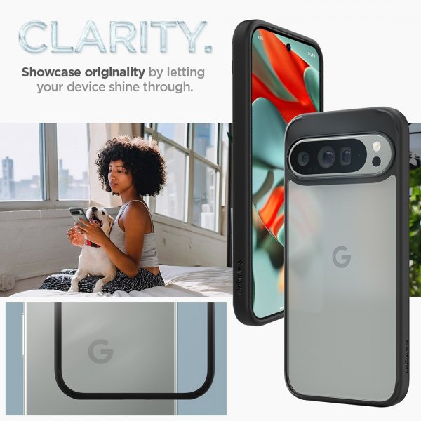 Spigen Google Pixel 9 Pro XL Skal Ultra Hybrid Matte Black