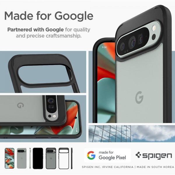 Spigen Google Pixel 9 Pro XL Skal Ultra Hybrid Matte Black