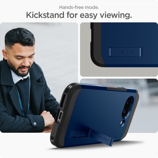 Spigen Google Pixel 9a Skal Tough Armor MagFit Navy Blue
