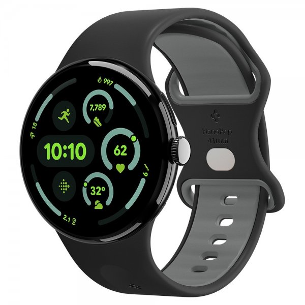 Spigen Google Pixel Watch 1/2/3/4 41mm Armband Nano Pop Black Sesame