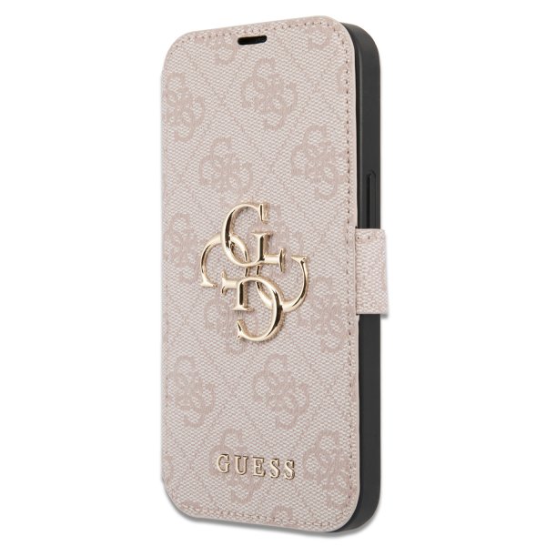 Guess iPhone 15 Pro Max Fodral 4G Logo Rosa