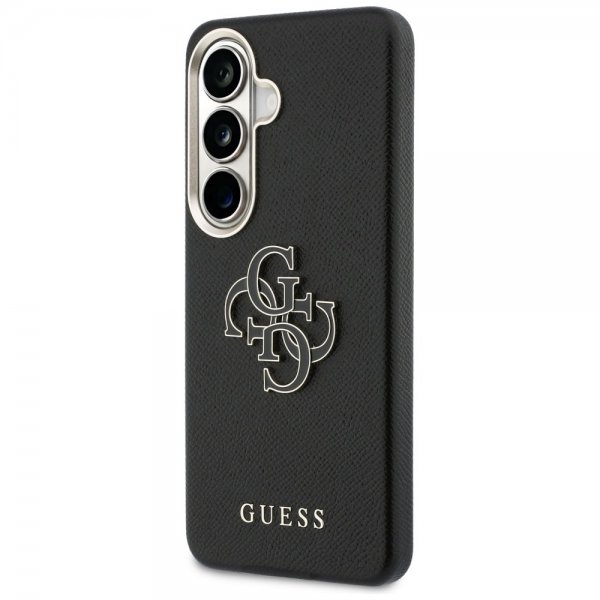 Guess Samsung Galaxy S26 Skal 4G Logo Grained Svart