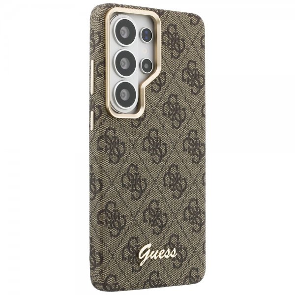 Guess Samsung Galaxy S26 Ultra Skal 4G Script MagSafe Brun