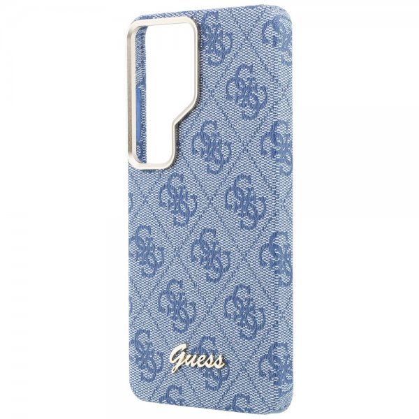 Guess Samsung Galaxy S26 Ultra Skal 4G Script MagSafe Blå