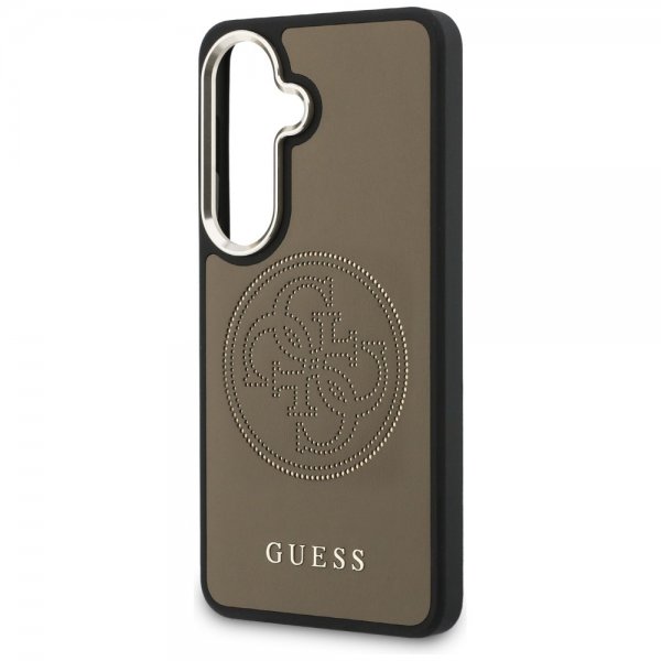 Guess Samsung Galaxy S26 Skal Perforated Logo MagSafe Brun