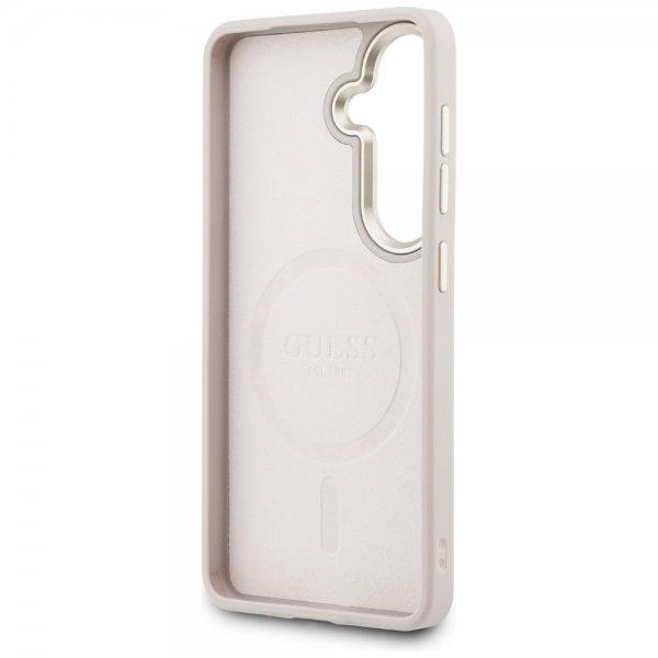 Guess Samsung Galaxy S26 Plus Skal 4G Embossed MagSafe Rosa