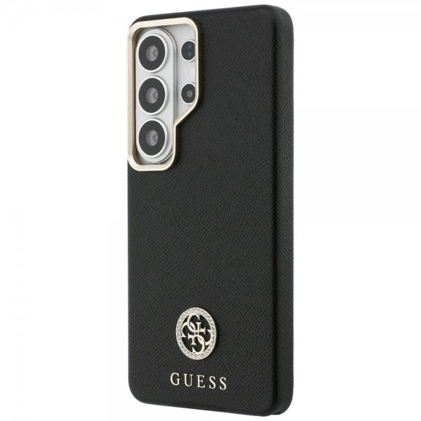 Guess Samsung Galaxy S26 Ultra Skal Rhinestone Logo MagSafe Svart