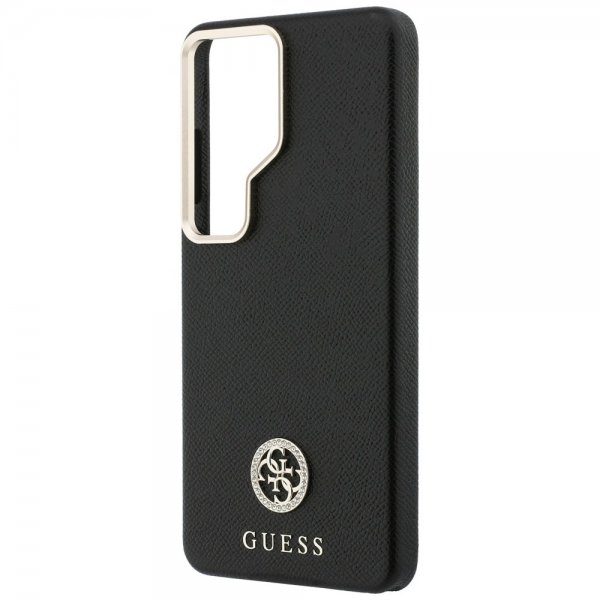Guess Samsung Galaxy S26 Ultra Skal Rhinestone Logo MagSafe Svart