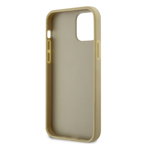 Guess iPhone 12/iPhone 12 Pro Skal Perforated Glitter Guld