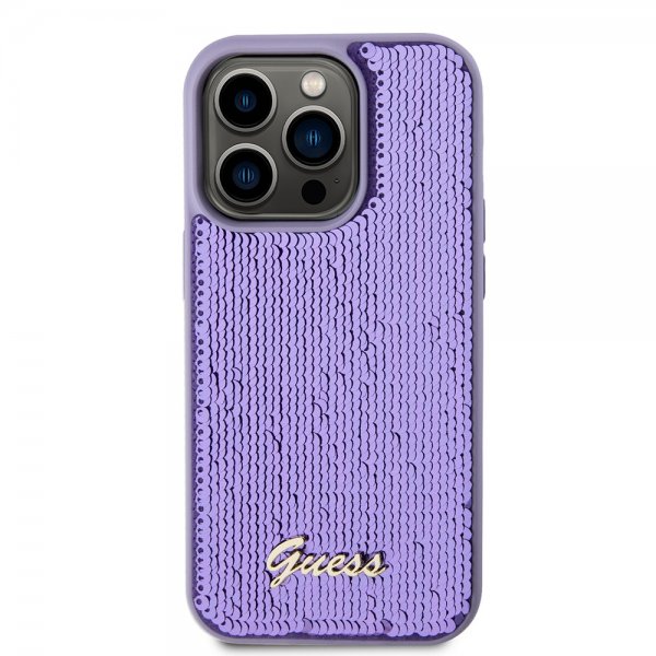 Guess iPhone 15 Pro Max Skal Sequin Lila