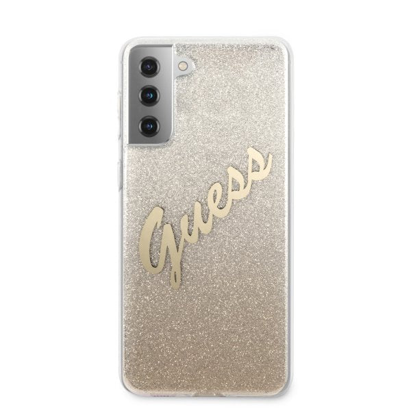 Guess Samsung Galaxy S21 Skal Vintage Guld