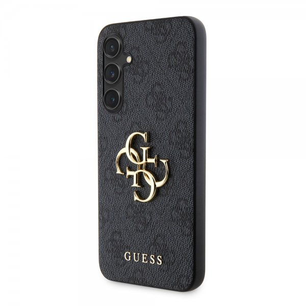 Guess Samsung Galaxy S23 FE Skal 4G Metal Logo Grå