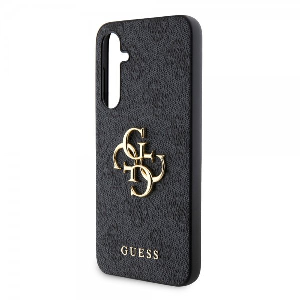 Guess Samsung Galaxy S23 FE Skal 4G Metal Logo Grå
