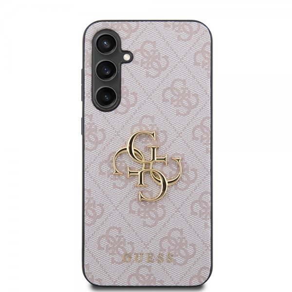 Guess Samsung Galaxy S23 FE Skal 4G Metal Logo Rosa