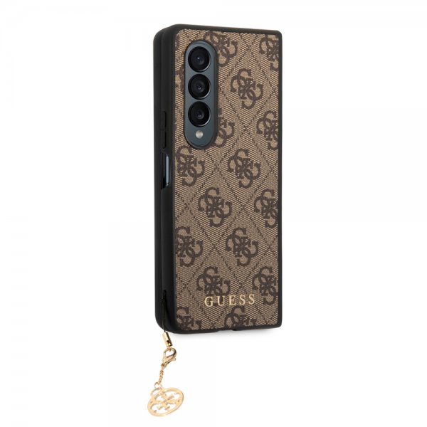 Guess Samsung Galaxy Z Fold 4 Skal 4G Charms Brun