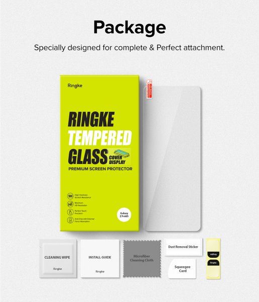 Ringke Samsung Galaxy Z Fold 5 Skärmskydd Cover Display Protector Glass