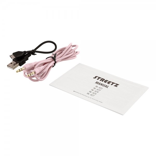 Streetz Hörlurar BT200 Wireless Headphones Rosa