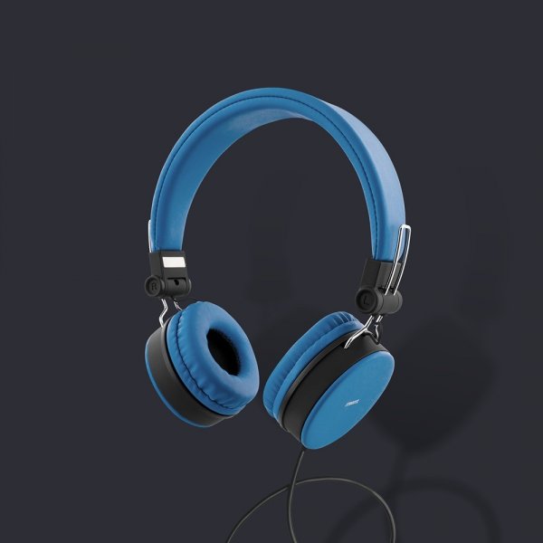 Streetz Hörlurar H300 Headphones 3.5mm Blå
