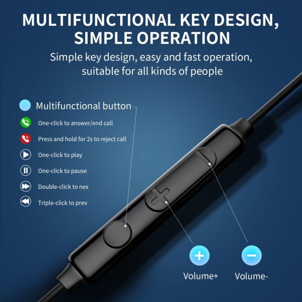 Joyroom Hörlurar JR-EC04 USB-C Silver