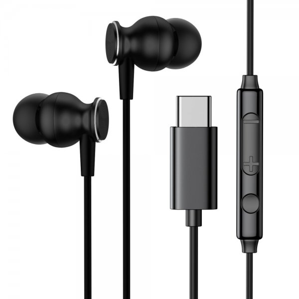 Joyroom Hörlurar JR-EC04 USB-C Svart
