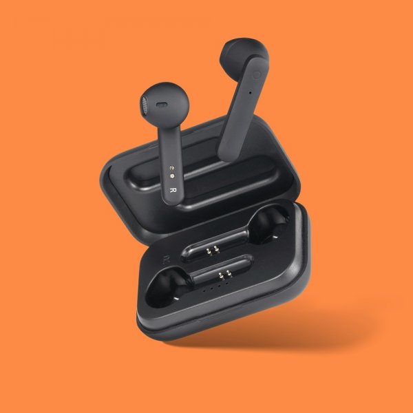Streetz Hörlurar T110 Wireless Earbuds Semi-In-Ear Svart