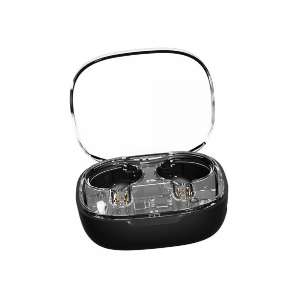 Streetz Hörlurar T150 Transparent True Wireless Earbuds Svart