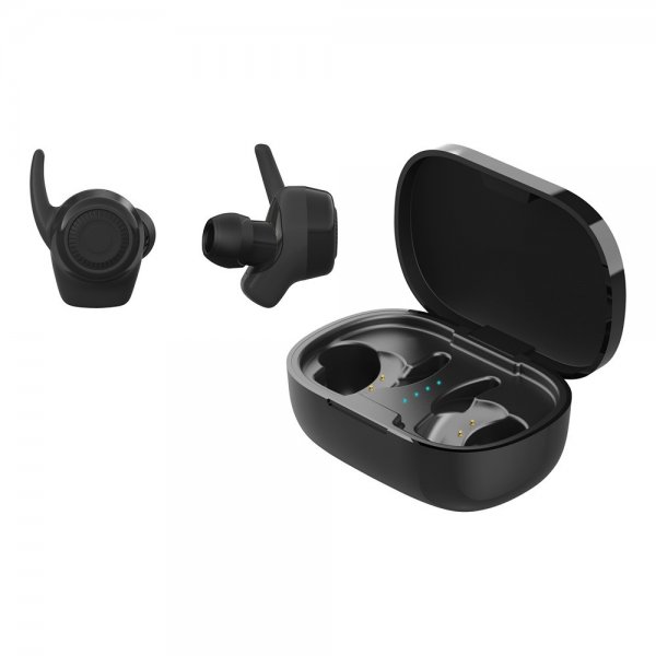 Streetz Hörlurar T220 Wireless Earbuds Stay-In-Ear Svart