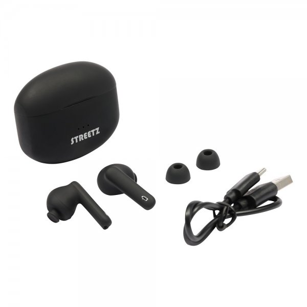 Streetz Hörlurar T500 Wireless ANC Earbuds Svart