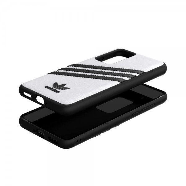 Adidas Huawei P40 Skal OR 3 Stripes Snap Case Vit Svart