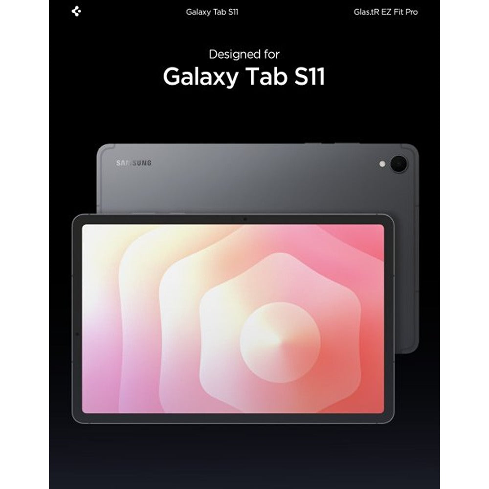 Spigen Samsung Galaxy Tab S11 Skärmskydd GLAS.tR EZ Fit Pro
