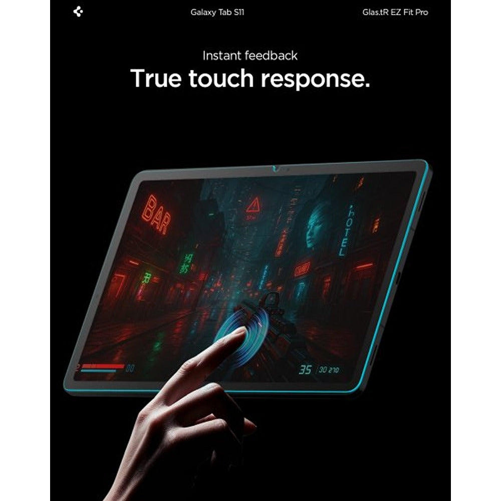Spigen Samsung Galaxy Tab S11 Skärmskydd GLAS.tR EZ Fit Pro