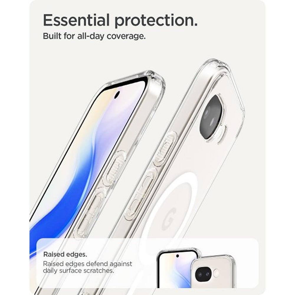 Spigen Google Pixel 10a Skal Ultra Hybrid MagFit Clear White