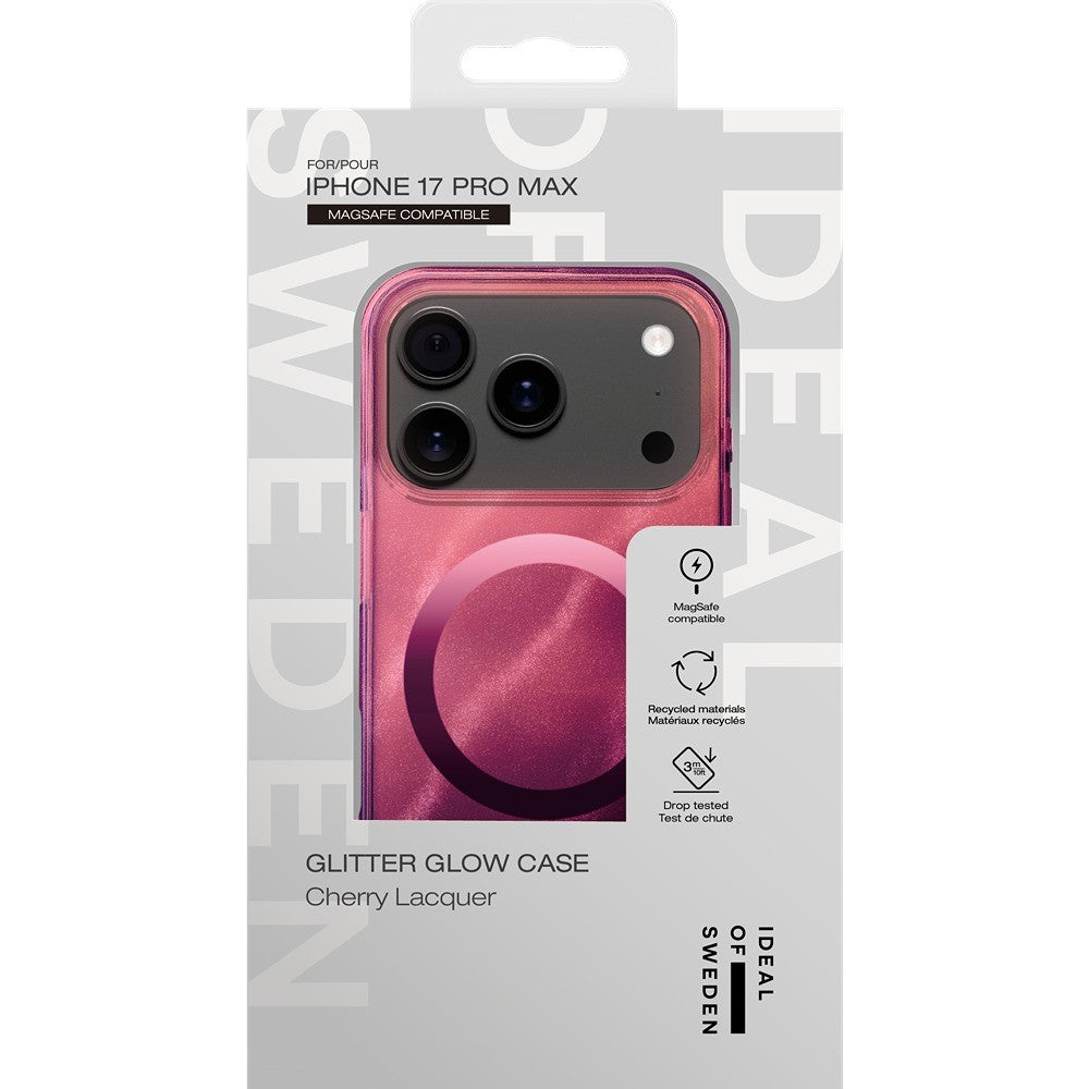 Ideal of Sweden iPhone 17 Pro Max/iPhone 18 Pro Max Skal Clear Case MagSafe Cherry Lacquer