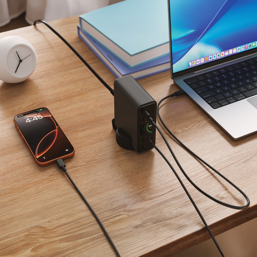 Satechi ChargeView 240W Skrivbordsladdare Space Black