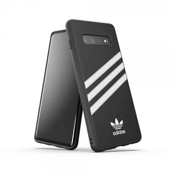 Adidas Samsung Galaxy S10 Plus Skal OR 3-Stripes Snap Case SS19 Svart Vit