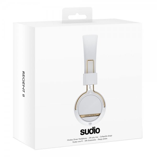 Sudio Regent 2 Trådlösa Hörlurar On-Ear Vit