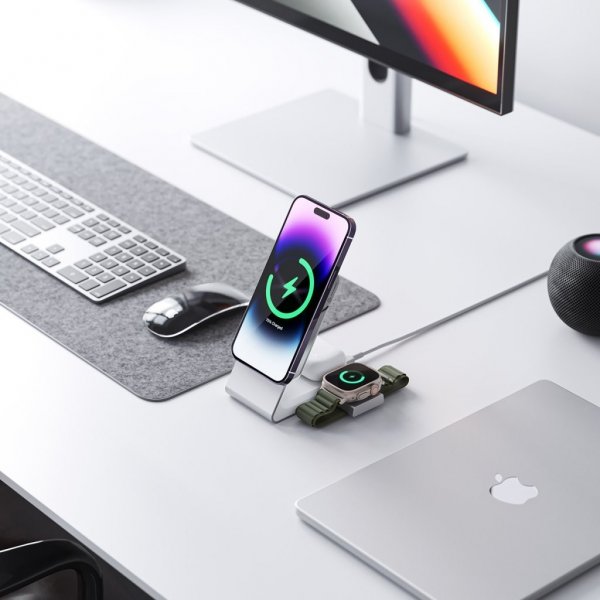 ALOGIC Matrix 3-in-1 Magnetic Charging Dock with Apple Watch Charger Vit
