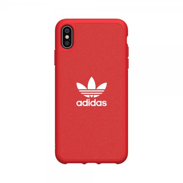 Adidas iPhone Xs Max Skal OR Moulded Case Canvas FW19 Scarlet