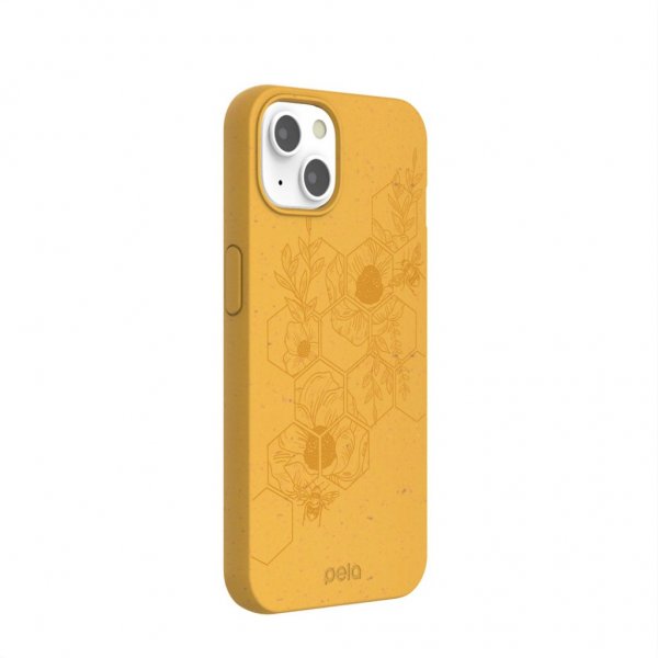 Pela iPhone 13 Skal Classic Honey Hive Edition