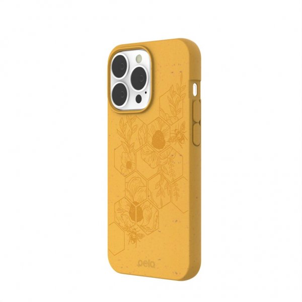 Pela iPhone 13 Pro Skal Classic Honey Hive Edition