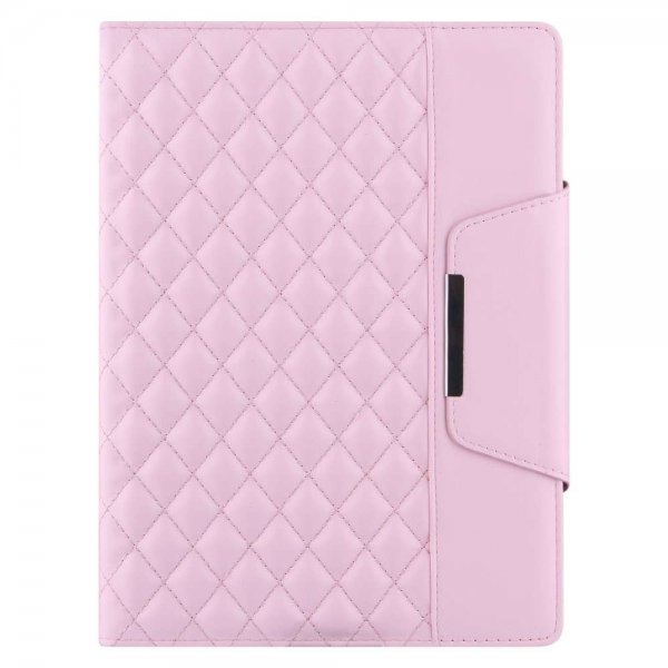 iPad 10.2 (gen 7/8/9) Fodral Rombmönster Rosa