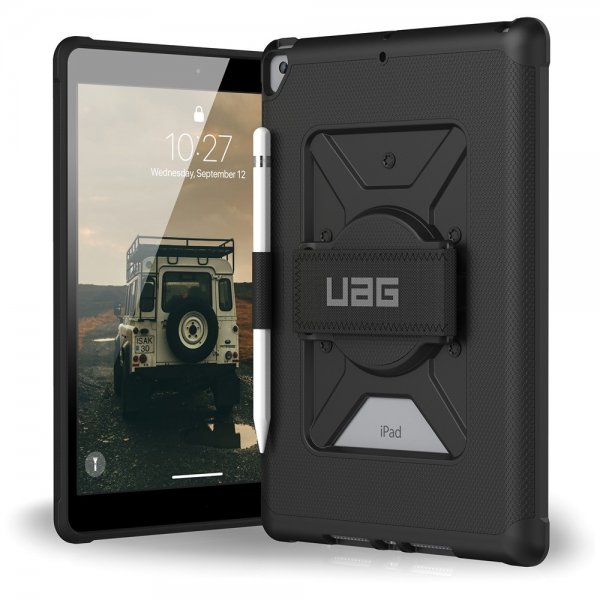 Urban Armor Gear (UAG) iPad 10.2 (gen 7/8/9) Skal Metropolis Hand Strap Svart
