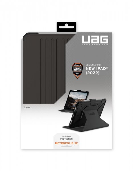 Urban Armor Gear (UAG) iPad 10.9 (gen 10)/iPad 11 (A16) Fodral Metropolis SE Svart
