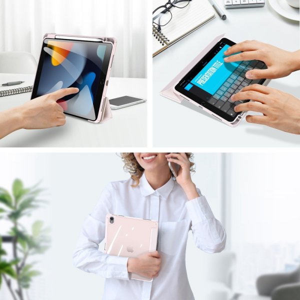 Dux Ducis iPad 10.9 (gen 10)/iPad 11 (A16) Fodral TOBY Series Rosa