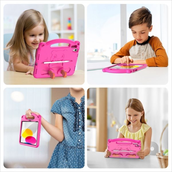 Dux Ducis iPad 10.9 (gen 10)/iPad 11 (A16) Skal Panda Magenta