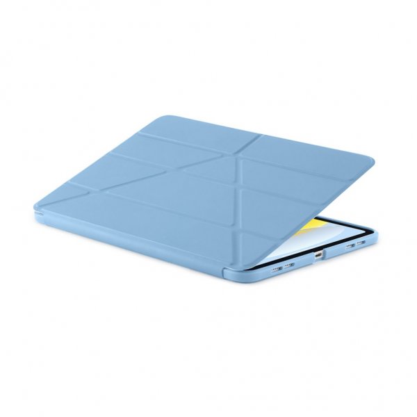 Pipetto iPad 10.9 (gen 10)/iPad 11 (A16) Fodral Origami No1 Original Case Ljusblå