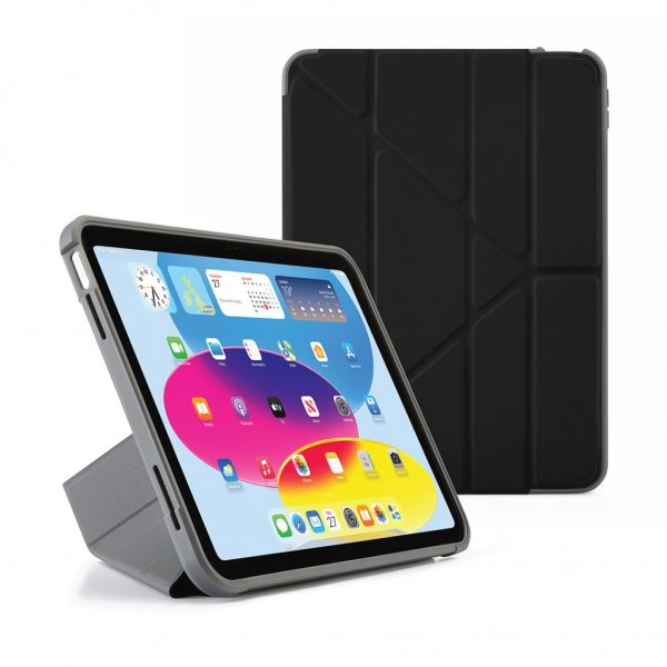 Pipetto iPad 10.9 (gen 10)/iPad 11 (A16) Fodral Origami No2 Shield Svart