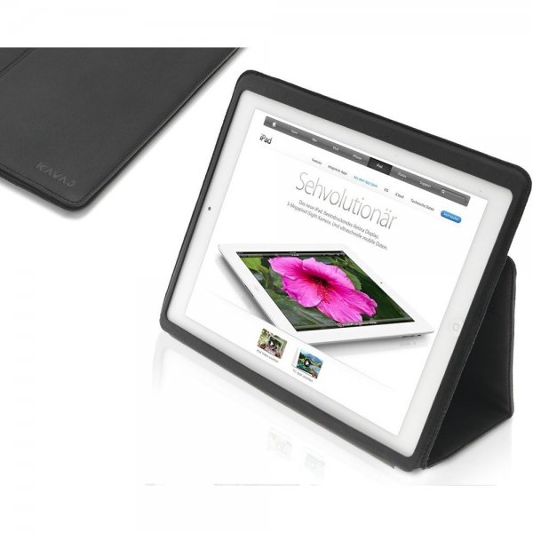 KAVAJ iPad 9.7 (gen 2/3/4) Fodral Berlin Svart